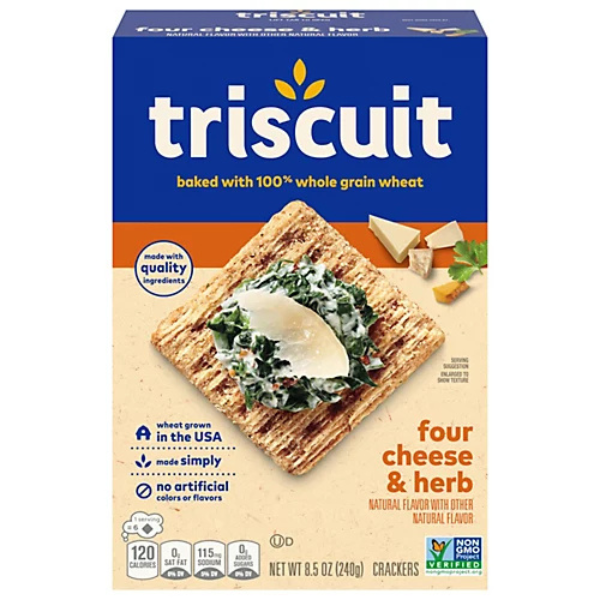 Nabisco Triscuit Four Cheese & Herb Crackers 8.5oz