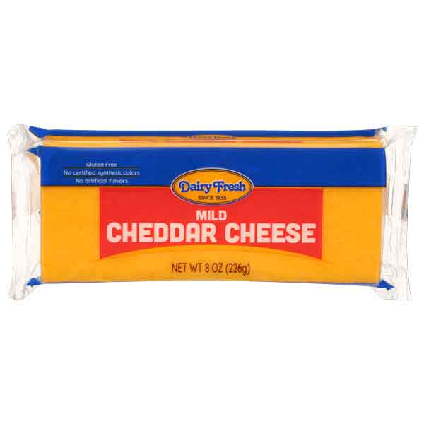 Dairy Fresh Mild Cheddar Cheese Bar 8oz