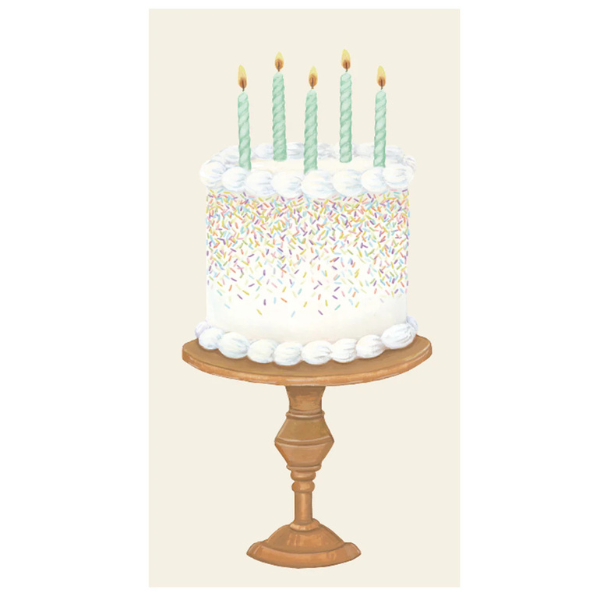 Birthday Cake Guest Napkins 16pk