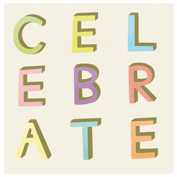 Celebrate Cocktail Napkin 20pk