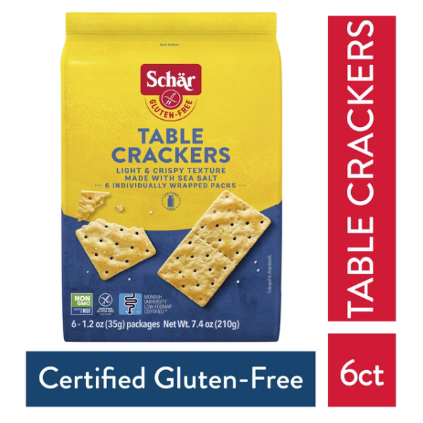 Dr Schar Gluten Free Table Crackers 7.4oz