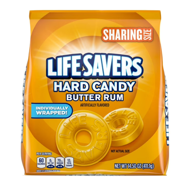 Life Savers Butter Rum Hard Candy, 14.5oz