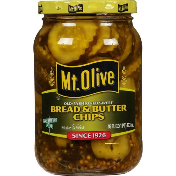 Mt Olive Bread & Butter Pickle Chips 16oz