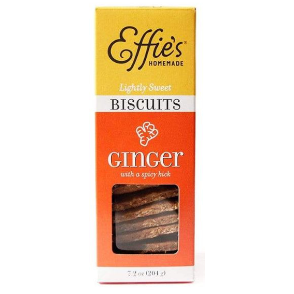 Effie's Homemade Lightly Sweet Ginger Biscuits 7.2oz