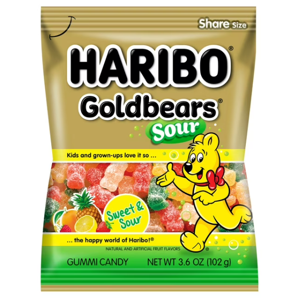 Haribo Sour Goldbears 4.5oz