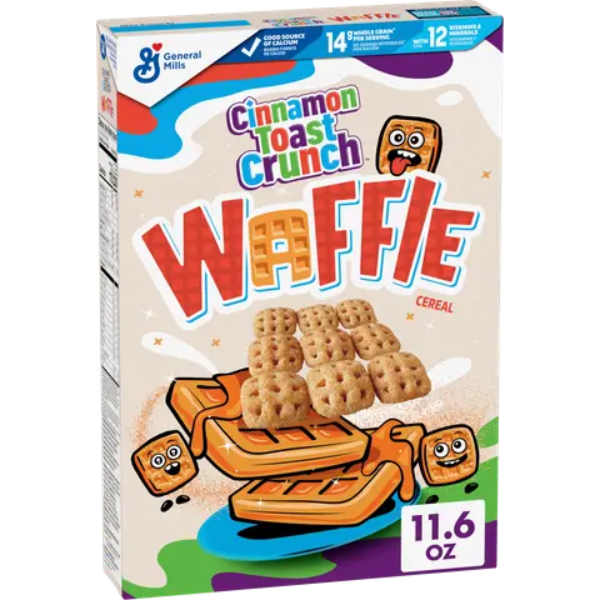 General Mills Waffle Cinnamon Toast Crunch Cereal 11.6oz