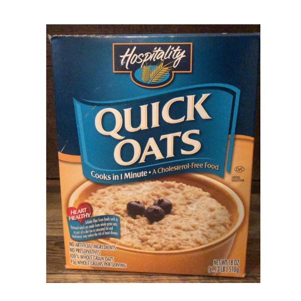 Hospitality  Quick Oats 18oz