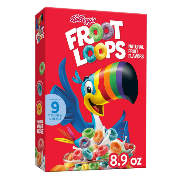 Kellogg's Froot Loops Cereal 8.9oz