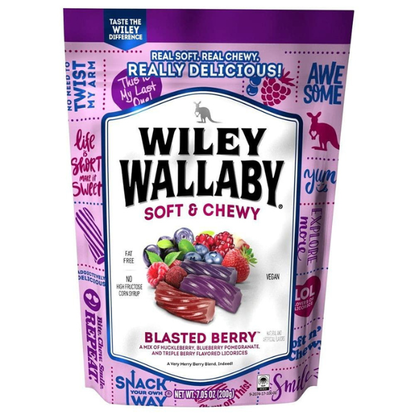 Wiley Wallaby Licorice Blasted Berry 7.05oz