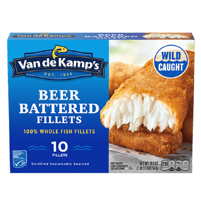 Van De Kamp's Beer Battered Fish Fillet 10ct