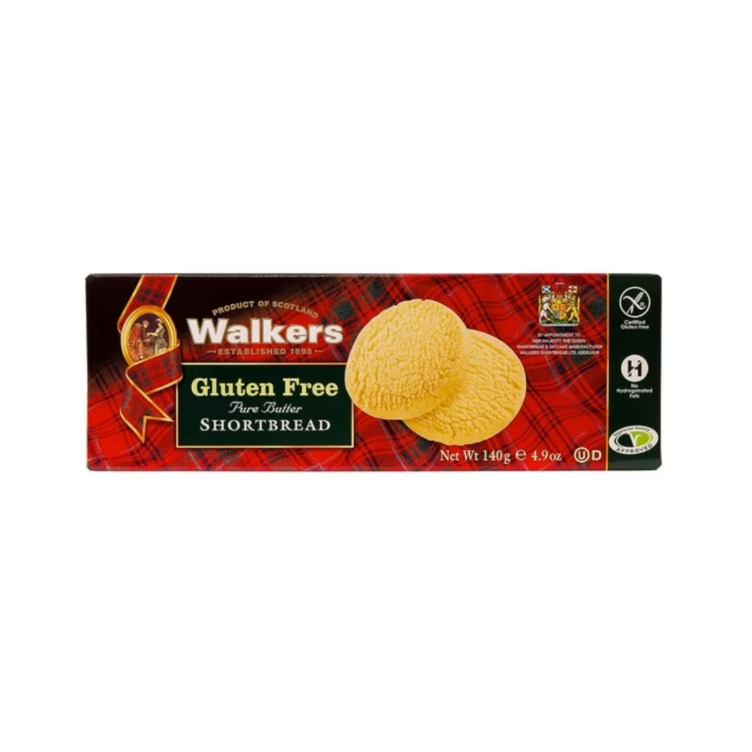 Walkers Gluten Free Pure Butter Shortbread 140g