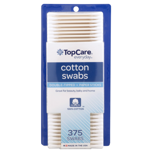 TopCare Cotton Swabs 375ct