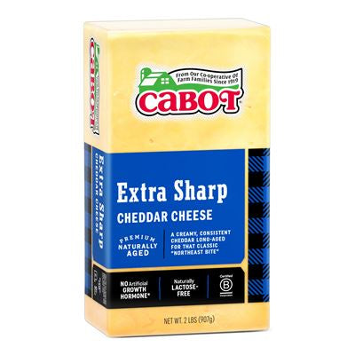 Cabot Extra Sharp Yellow Cheddar Cheese 2lb