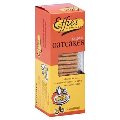 Effie's Homemade Lightly Sweet Oatcakes Biscuits 7.2oz