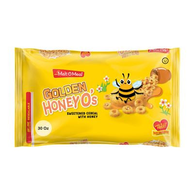 Malt O Meal Golden Honey O's Cereal Super Size 30oz