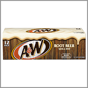 A&W Root Beer Cans 12fl oz x 12