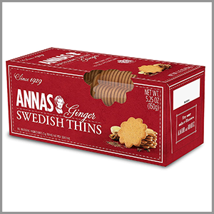 Anna's Swedish Thins Ginger 5.25oz