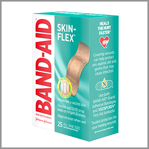 Band-Aid Skin-Flex Adhesive Bandages 25ct