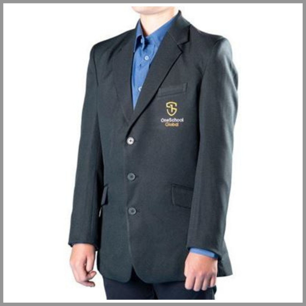 Blazer Navy Boys with Logo Size 6