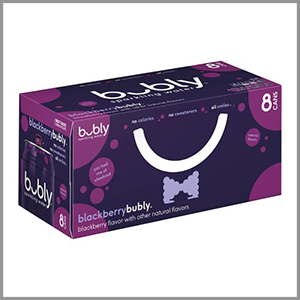 Bubly Blackberry Sparkling Water 12fl oz x 8