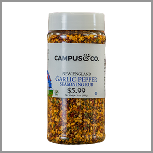 Campus & Co. New England Garlic Pepper Seasoning Rub 10oz