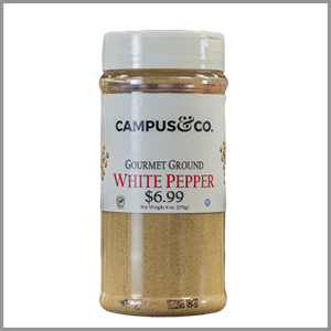 Campus & Co. Gourmet Ground White Pepper 6oz