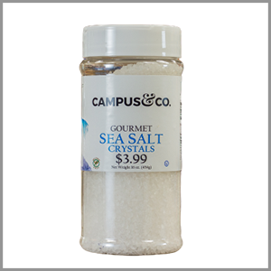 Campus & Co. Gourmet Sea Salt Crystals 16oz