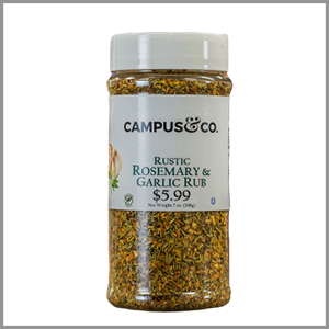 Campus & Co. Rustic Rosemary & Garlic Rub 7oz