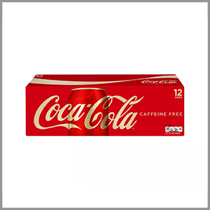 Coca-Cola Caffeine Free Coke Cans 12fl oz x 12