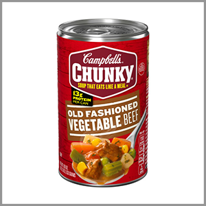 Campbells Chunky Old Fashioned Vegetable Beef Soup 18.8oz