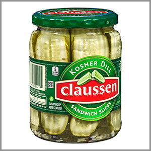 Claussen Kosher Dill Pickle Sandwich Slices 20oz