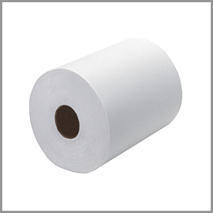 Clea' White Roll Towel 8in x 6 Item #CL990W