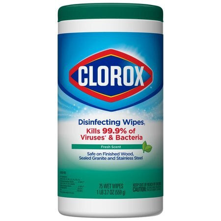 Clorox Disinfecting Wipes Fresh Scent 75ct