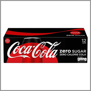 Coca-Cola Zero Sugar Coke Cans 12fl oz x 12