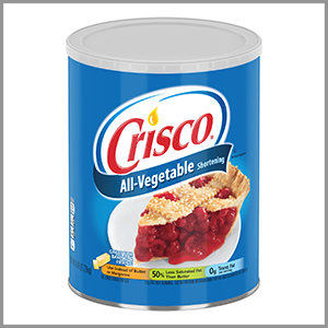 Crisco All Vegetable Shortening 3lbs