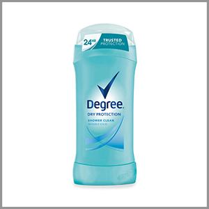 Degree Shower Clean Antiperspirant Deodorant 2.6oz