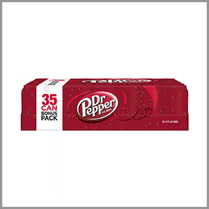 Dr Pepper Soda Cans 12fl oz x 35