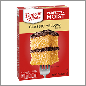 Duncan Hines Classic Yellow Cake Mix 15.25oz