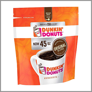 Dunkin Donuts Original Ground Coffee 45oz