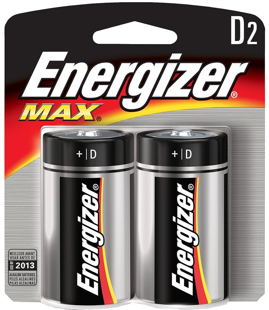 Energizer D Batteries 2ct