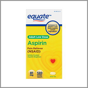 TopCare Adult Low Dose Aspirin Tablets 81 mg 180ct