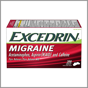 Excedrin Migraine Caplets 100ct