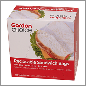 Glad Reclosable Sandwich Bags 100ct