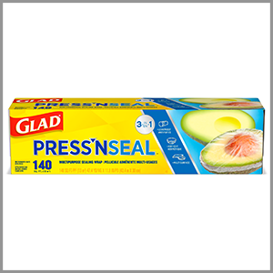 Glad Press'n Seal Plastic Food Wrap 140sq ft