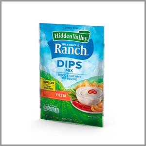 Hidden Valley Dips Fiesta Ranch Seasoning Mix 1oz