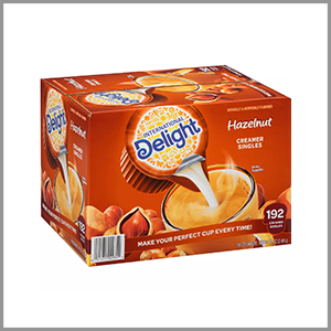 International Delight Hazelnut Creamer Singles 192ct