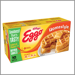 Kellogg's Eggo Homestyle Waffles 10 ct 12.3oz