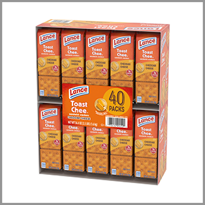 Lance ToastChee Cheddar Cheese Crackers 40ct