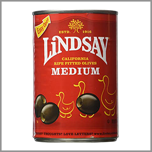 Lindsay Ripe Pitted Black Olives 6oz