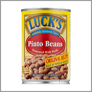 Lucks Pinto Beans Seasoned With Pork 15oz